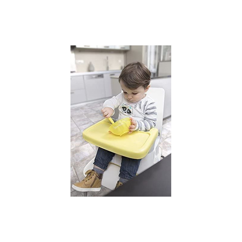 Badabulle Stainless Steel Cutlery Pinkyellow Chamois Set Of 2