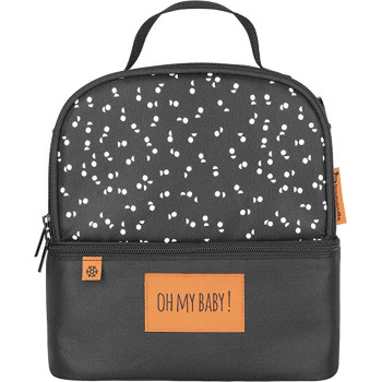 Badabulle Bundle Insulated Bag Pick & Go 1 Food Containers 300Ml 1 Silicon Non Spil Cup 2 Flexible Soft Spoons