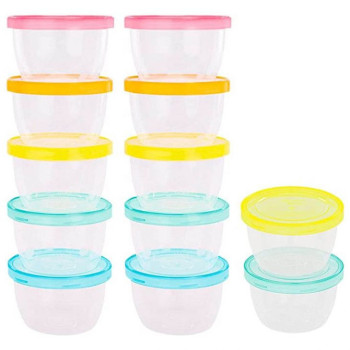 Badabulle Set Of 12 Reusable Jars 250 Ml 100Per Airtight