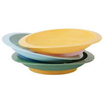 Badabulle Set Of 3 Nonslip And Unbreakable Plates