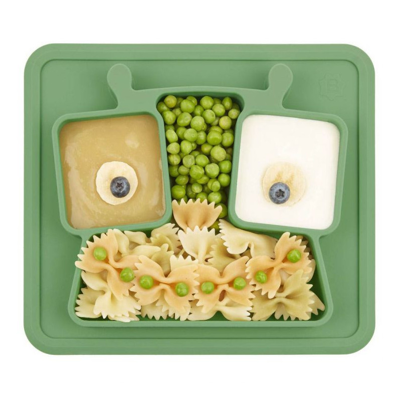 Badabulle Nonslip Compartment Plate