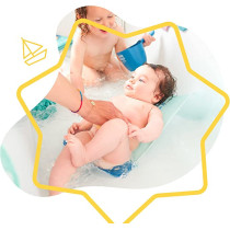 Badabulle Ergonomic Newborn Baby Bath Support
