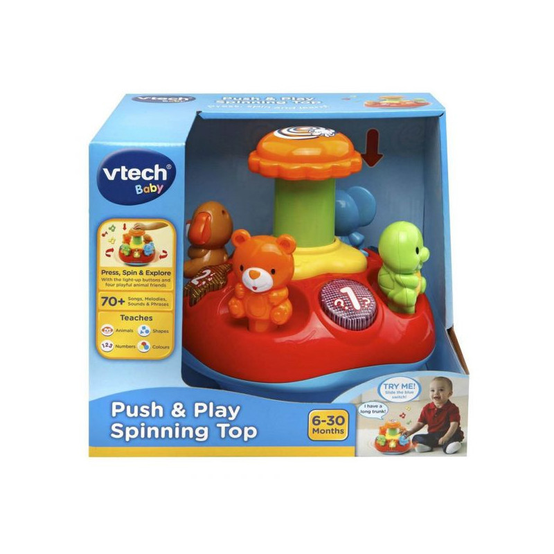 Push And Play Spinning Top