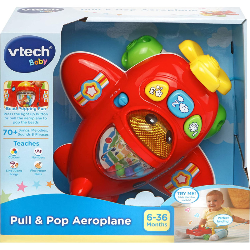 Pull And Pop Aeroplane