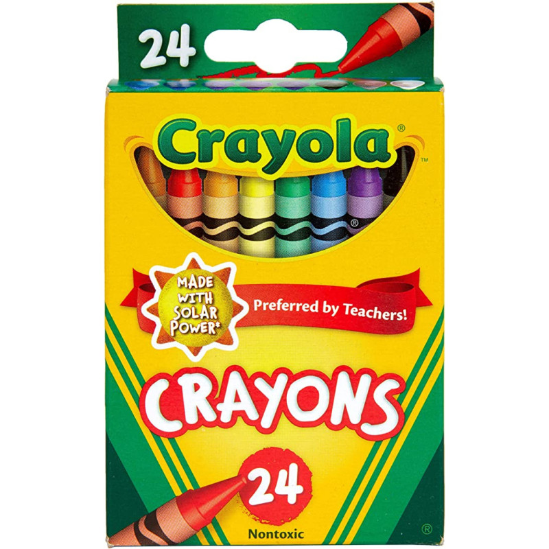 24 Ct. Crayons Peggable