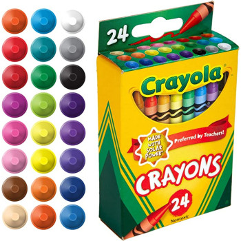 24 Ct. Crayons Peggable