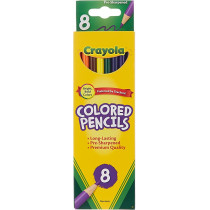 8 Ct. Colored Pencils Long