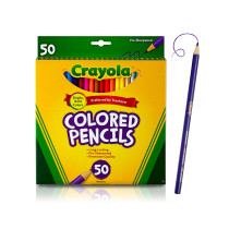 Crayola 50Ct Long Colored Pencils