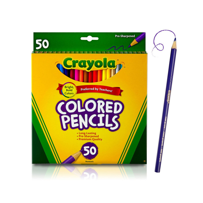 Crayola 50Ct Long Colored Pencils