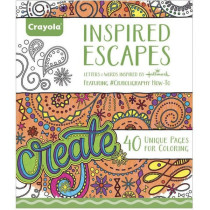 Crayola Inspired Escapes Coloring Books