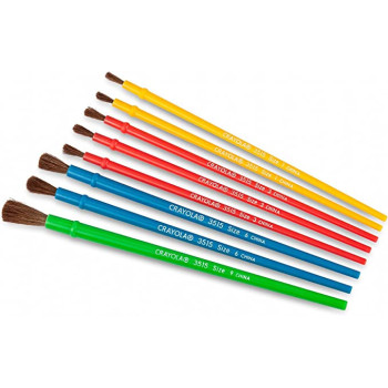 8 Ct. Art & Craft Brush Set Blister Pack