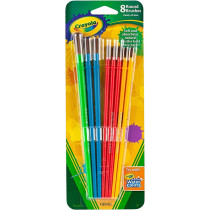 8 Ct. Art & Craft Brush Set Blister Pack