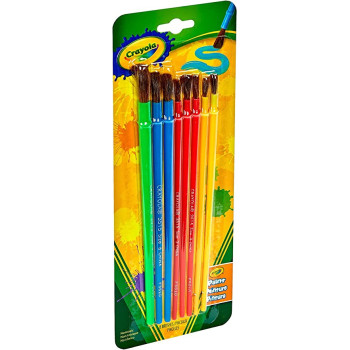 8 Ct. Art & Craft Brush Set Blister Pack