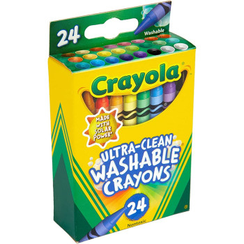 16 Ct. Ultraclean Washable Crayons Regular Size