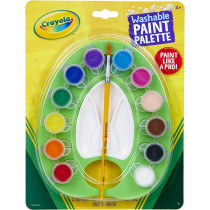 Washable Kids Paint Pots Palette Set
