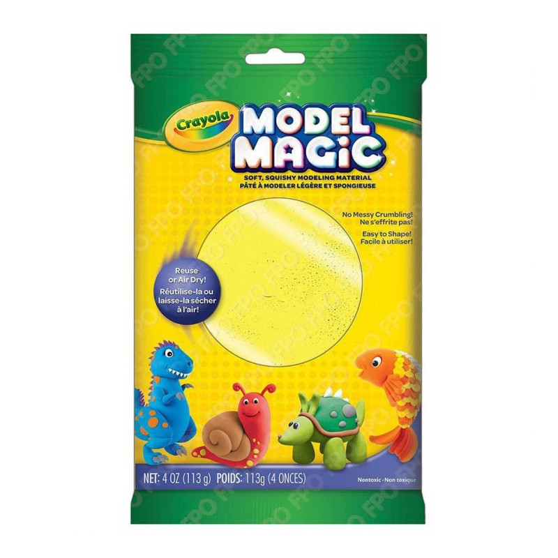 Model Magic 4Oz. Pouch Neon Yellow