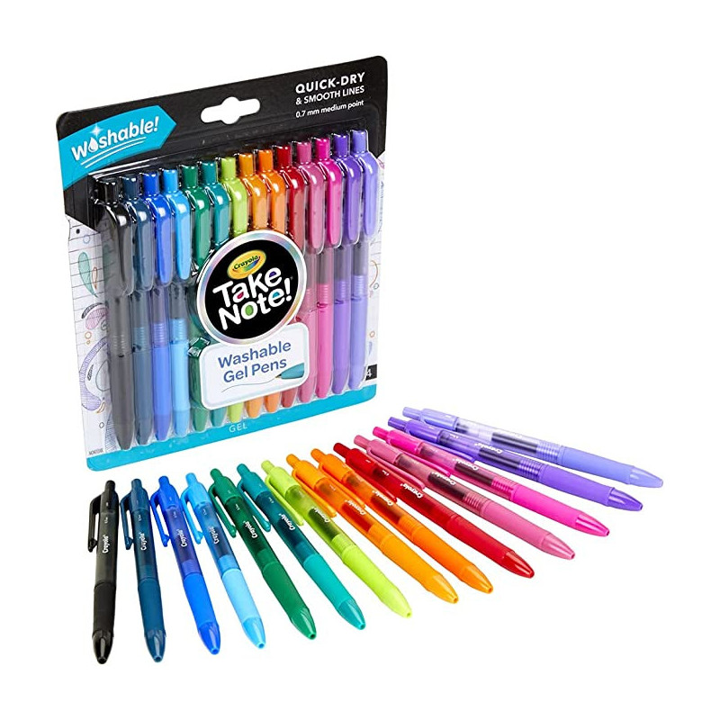Crayola Take Note! Washable Gel Pens 14 Ct.