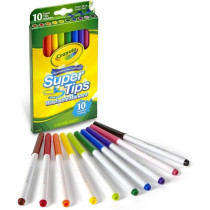 Crayola 10 Ct. Washable Super Tips Markers