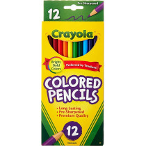 12 Ct. Colored Pencils Long