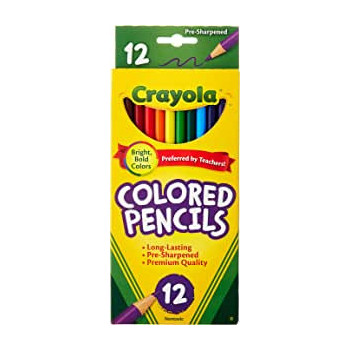 12 Ct. Colored Pencils Long