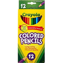 12 Ct. Colored Pencils Long