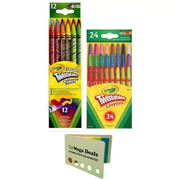 12 Erasable Twistable Pencils