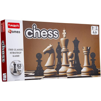 Funskool Chess Black & White, 9414000 (Board Games)