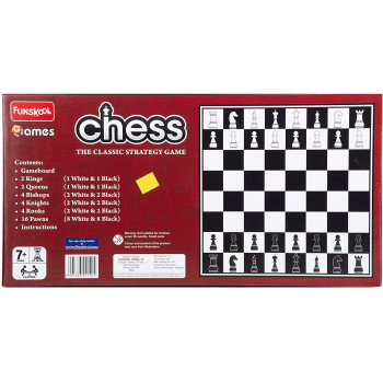 Funskool Chess Black & White, 9414000 (Board Games)