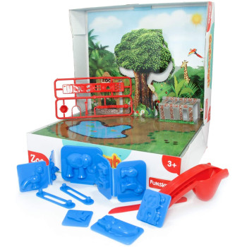 Fundough - Zoo , Cutting And Moulding Playset , 3Years + , Multi-Colour