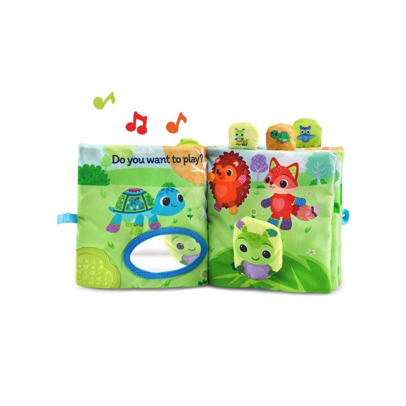 Vtech Turtle S Busy Day Soft Book Green