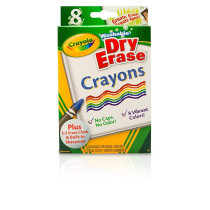8 Ct. Dryerase Crayons Large Size