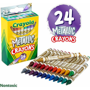 Crayola 24 Ct. Metallic Crayons