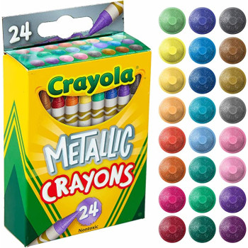 Crayola 24 Ct. Metallic Crayons