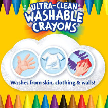 Crayola 24 Ct. Ultraclean Washable Crayons Regular Size
