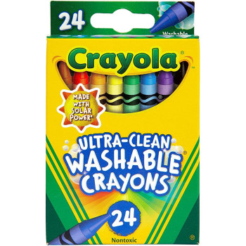 Crayola 24 Ct. Ultraclean Washable Crayons Regular Size