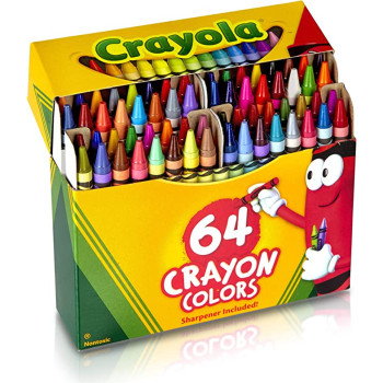 Crayola 64 Ct. Crayons Nonpeggable