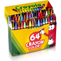 Crayola 64 Ct. Crayons Nonpeggable
