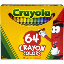 Crayola 64 Ct. Crayons Nonpeggable