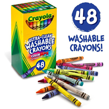 Crayola 48 Ct. Ultraclean Washable Crayons Regular Size
