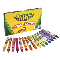 Crayola 16 Ct. Large Crayons Lift Lid Box