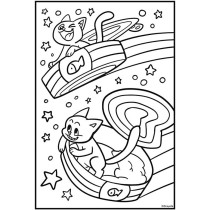 Crayola Cosmic Cats Coloring Book