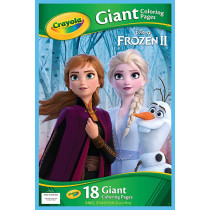 Crayola 18 Gaint Coloring Pages Frozen 2