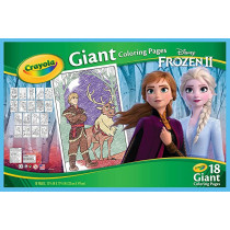 Crayola 18 Gaint Coloring Pages Frozen 2