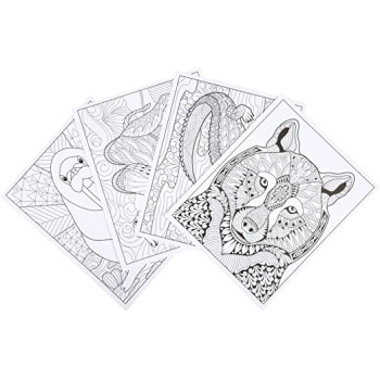 Crayola Art With Edge Animal Ink Doodle Activity Book