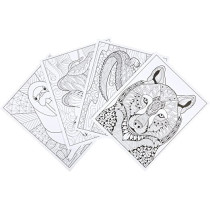 Crayola Art With Edge Animal Ink Doodle Activity Book