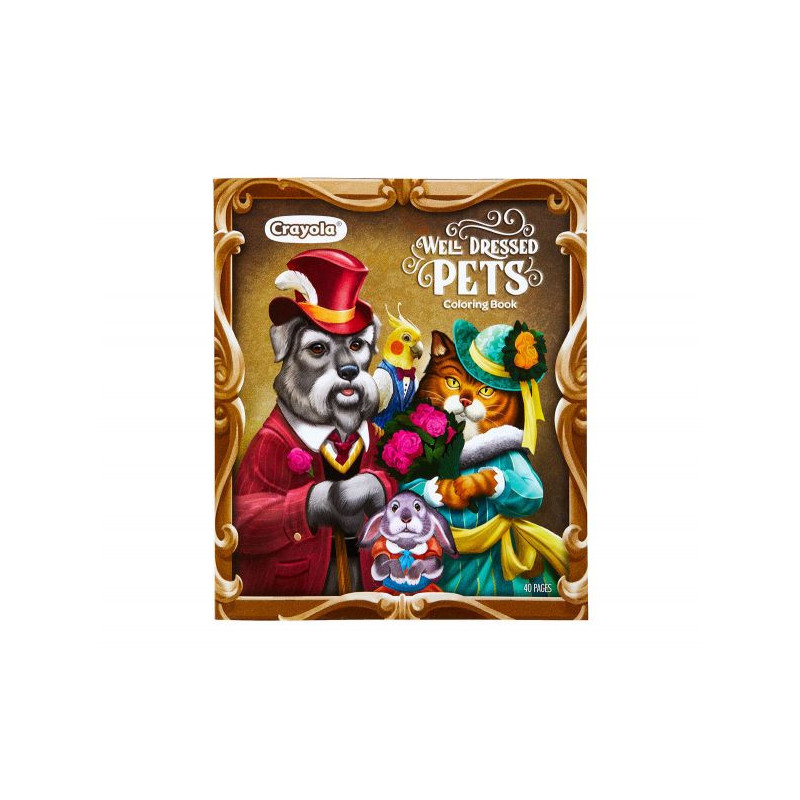 Crayola Well Dressed Pets Coloring Book
