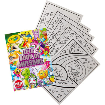 Crayola 288Page Coloring Book Epic Adventure