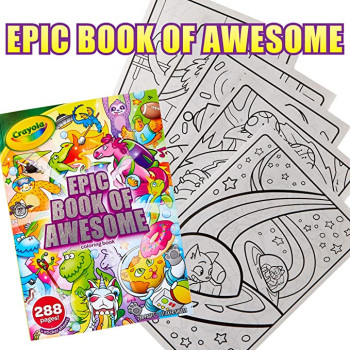 Crayola 288Page Coloring Book Epic Adventure