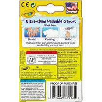 16 Ct. Ultraclean Washable Large Crayons