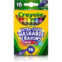 16 Ct. Ultraclean Washable Large Crayons